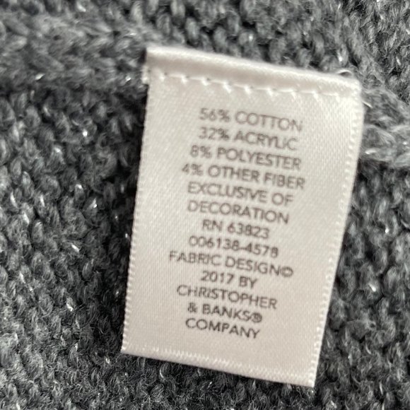 Christopher Banks Cowl Turtleneck Knit Sweater - Picture 4 of 8